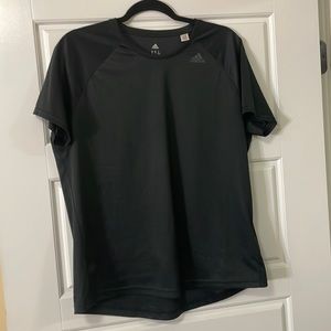 Adidas black workout tee - size XL